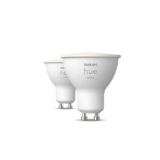 Philips Hue White 8720169230231 LED žiarovka GU10 4,2W/400lm 2700K bluetooth 2-set