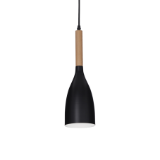 Závesné svietidlo Ideal lux 110752 MANHATTAN SP1 NERO 1xE14 40W