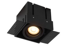 LUCIDE 09925/01/30 TRIMLESS Zápustné bodové svietidlo GU10 1x50W čierna