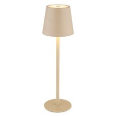 GLOBO 58438S VANNIE dotyková stolná lampička V360mm LED 3W/130lm 3000K IP44 piesková, vrátane batérie CR18650 1800mAh 3,7V, USB-C kábel