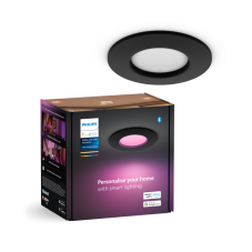 Philips Hue White and color ambiance 8720169264151 Slim downlight S zápustné svítidlo D90mm LED 8,3W/1000lm 2200-6500K+RGB IP44 černá