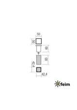 REDO 90040 XPI exteriérové zapustené bodové svietidlo SMD LED 2,3W 240/40lm 3000K IP54 biela