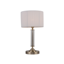 ITALUX TB-28343-1 Ferlena stolná lampa 1xE14 V450mm starožitná bronzová, biela