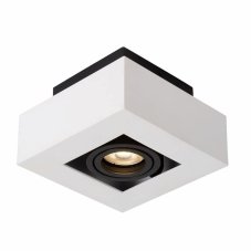 IT8001S1-WH/BK ITALUX Casemiro moderné povrchové bodové svietidlo 1X50W GU10 IP20