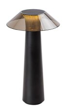 RABALUX 77062 Assen solárne dekoratívne svietidlo/lampička LED V285mm 5W/40lm 3000K IP44 čierna, dymová