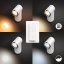 Philips Hue White Ambiance 8719514340855 Adore spot nástenné bodové svietidlo GU10 +SWITCH 5,5W/250lm 2200-6500K IP44 biela bluetooth