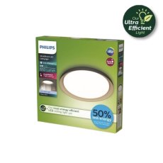 Philips UltraEfficient 8720169301115 Pebblo stropní svítidlo D320mm LED 10W/1950lm 4000K černá, béžová, SceneSwitch