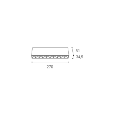 LED2 1251331 LINEAR ON lineární stropní svítidlo LED 20W/2100lm 3000K bílá