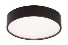RABALUX 75011 Larcia stropné svietidlo so senzorom LED D285mm 19W/1000lm 4000K IP44 čierna, biela