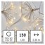 D3AW08 EMOS NANO vánoční řetěz ohňostroj, 150 LED, 2,35 m, transparentní drát, teplá bílá, časovač