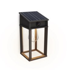 Philips 8720169361829 UltraEfficient Geri solárne nástenné svietidlo so senzorom LED 3,2W/500lm 2700K IP44 antracitová