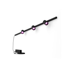 8719514407848 Philips Hue White and Color Ambiance Perifo LED nástenné svietidlo bodové - súprava 15,6W/3x490lm 2000-6500K+RGB čierne