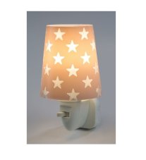 DALBER D-81215S Stars Pink ružové LED Nočné svetlo 1xE14
