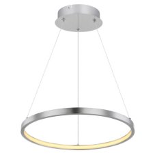 GLOBO 67192-19 RALPH závesné svietidlo LED D385mm 19W/900lm 3000K matný nikel, opál
