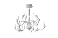 AZZARDO AZ0045 DECOline SNAKE WHITE stropné závesné svietidlo 12xG4 20W IP20 biela