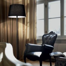 Stojanové svietidlo Ideal lux 110240 LONDON PT1 NERO 1xE27 100W
