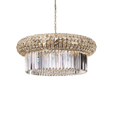 IdealLux 237800 NABUCCO SP16 závěsné svítidlo / lustr E14 16x40W IP20 zlatá