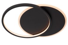 LUCIDE 44112/24/30 AXELLE stropní svítidlo LED 24W/1200lm 2700K černá, switchdimmer