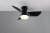TRIO Reality R64412132 RANDERS Stropný ventilátor s osvetlením D760mm SMD LED 20W/2500lm 2700-6000K čierna, diaľkový ovládač
