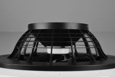 TRIO R62522132 STRALSUND stropné svietidlo s ventilátorom LED D500mm 30W/2200lm 3000-6500K matná čierna, stmievateľné, diaľkový ovládač, starlight efekt
