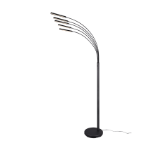 TRIO R41031532 REED stojacia lampa LED 5x4,5W/360lm 3000K, matná čierna, switchDimmer