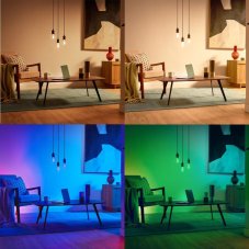 Philips Wiz Colors 8720169072190 LED žárovka E27 G95 6,3W/470lm 2200-6500K+RGB čirá