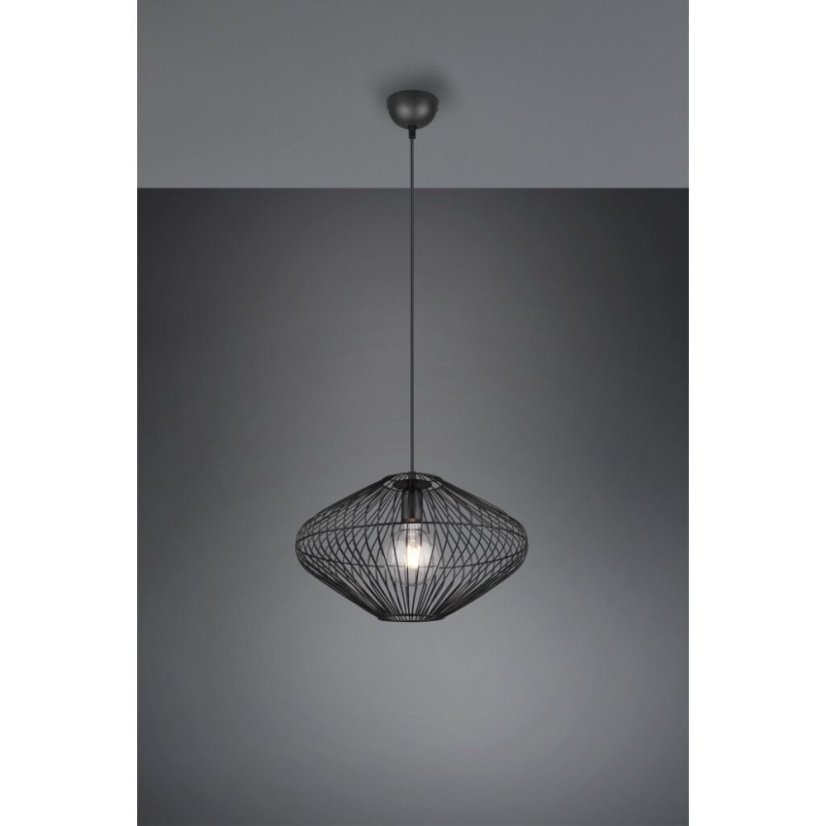 TRIO R30831032 COBAIN závesné svietidlo D380mm 1xE27 matná čierna