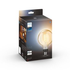 Philips HUE LED White Ambiance Filament žiarovka E27 G125 7W 550lm 2200-4500K stmievateľná BlueTooth