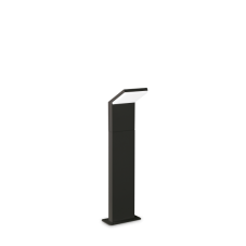 Ideal lux 322537 OUTDOOR STYLE vonkajšie stojanové svietidlo/stĺpik LED V500mm 9W 1050/790lm 3000K IP54 čierna