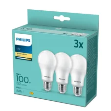 Philips LED 14W / 100W 1521lm A67 E27 2700K WW FR ND 3-set