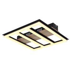 GLOBO 67291-18 FROOMY stropné svietidlo LED 18W/1700lm 3000K matná čierna, vzhľad dreva