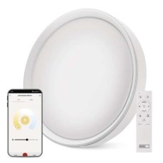Emos ZM5191 LED GoSmart stropní/nástěnné přisazené klasické svítidlo kruh průměr 400 × 70 mm 30W 1800lm 2700–6500K bílá