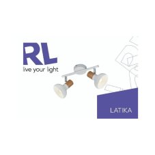 TRIO Reality R81522031 LATIKA stropné bodové svietidlo/spot 2xE14 biela matná
