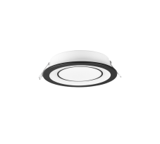 TRIO 652610132 CORE zápustné svítidlo LED D148mm 10W/1040lm 3000K matná černá