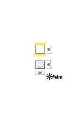 REDO 90101 TEKO exteriérové nástenné svietidlo CREE COB LED 2x6W 1332/980lm 3000K IP65 antracit