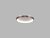 LED2 1271658 BELLA SLIM stropné svietidlo LED D480mm 38W/2660lm 3000K/4000K kávová