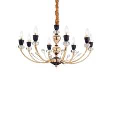 Závesné svietidlo/Luster Ideal lux 206622 VANITY SP8 8xE14 40W zlato