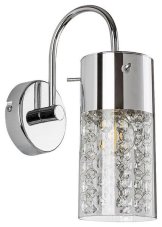 RABALUX 2194 Niagara nástěnné svítidlo 1xE14 IP44 chromová, průhledná