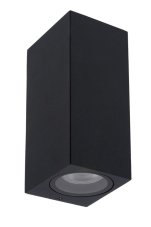 LUCIDE 69800/02/30 ZARO exteriérové nástenné svietidlo GU10 2x35W IP44 čierna