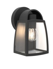 LUTEC 5273702012 KELSEY exteriérové nástenné svietidlo E27 40W IP44 E27 matná čierna