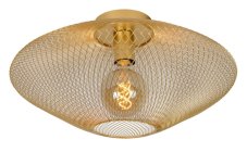 LUCIDE 21123/45/02 MESH Prisadené stropné svietidlo E27 1x40W matná zlatá/mosadz