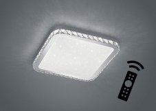 TRIO 677610106 Sapporo stropné svietidlo LED 1x30W 2100lm 3000 - 5500K s ovládačom, starlight efekt