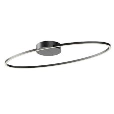 REDO 01-3298 LEO stropní svítidlo LED 43W/2916lm 3000K+4000K černá, switchdimmer