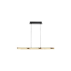 RABALUX 72045 Remiel závesné svietidlo LED 30W/1570lm 3000K matná čierna, imitácia dreva