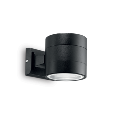 Exteriérové ​​nástěnné svítidlo Ideal lux 061450 SNIF ROUND AP1 NERO 1xG9 40W IP54