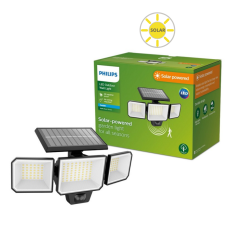 Philips 8720169269156 Outdoor solar Nysil solárne nástenné svietidlo bezpečnostné/reflektor so senzorom PIR LED 8,7W/1000lm 5000K IP65 čierna