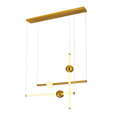 ITALUX PND-16357-CA-3 Halling závěsné svítidlo LED 10W+2x13,3W 3207lm 3000K měděná, bílá
