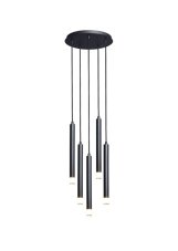 RABALUX 72360 Ramira závěsné svítidlo D360mm 5xG9 černá, průhledná