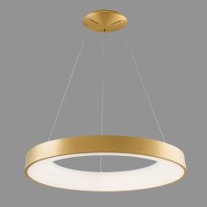 Italux 5304-880RP-GD-3 LED závesné svietidlo Giulia D800mm 80W/4400lm 3000K zlatá, biela
