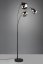 TRIO 417000332 LUMINA stojaca lampa 3xE14 V2000mm čierna matná, chrómová